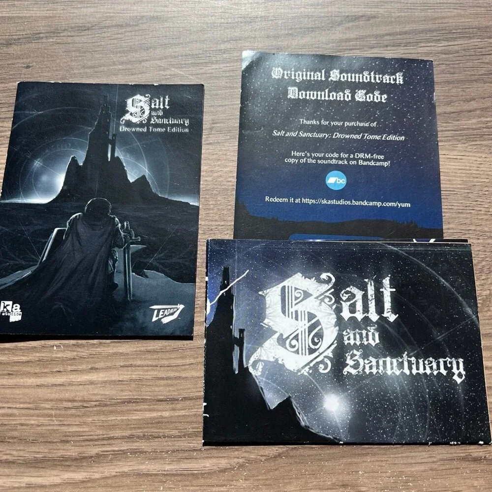 Salt and Sanctuary Manual / Soundtrack insert